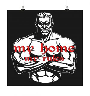 My home - Poster 50x50