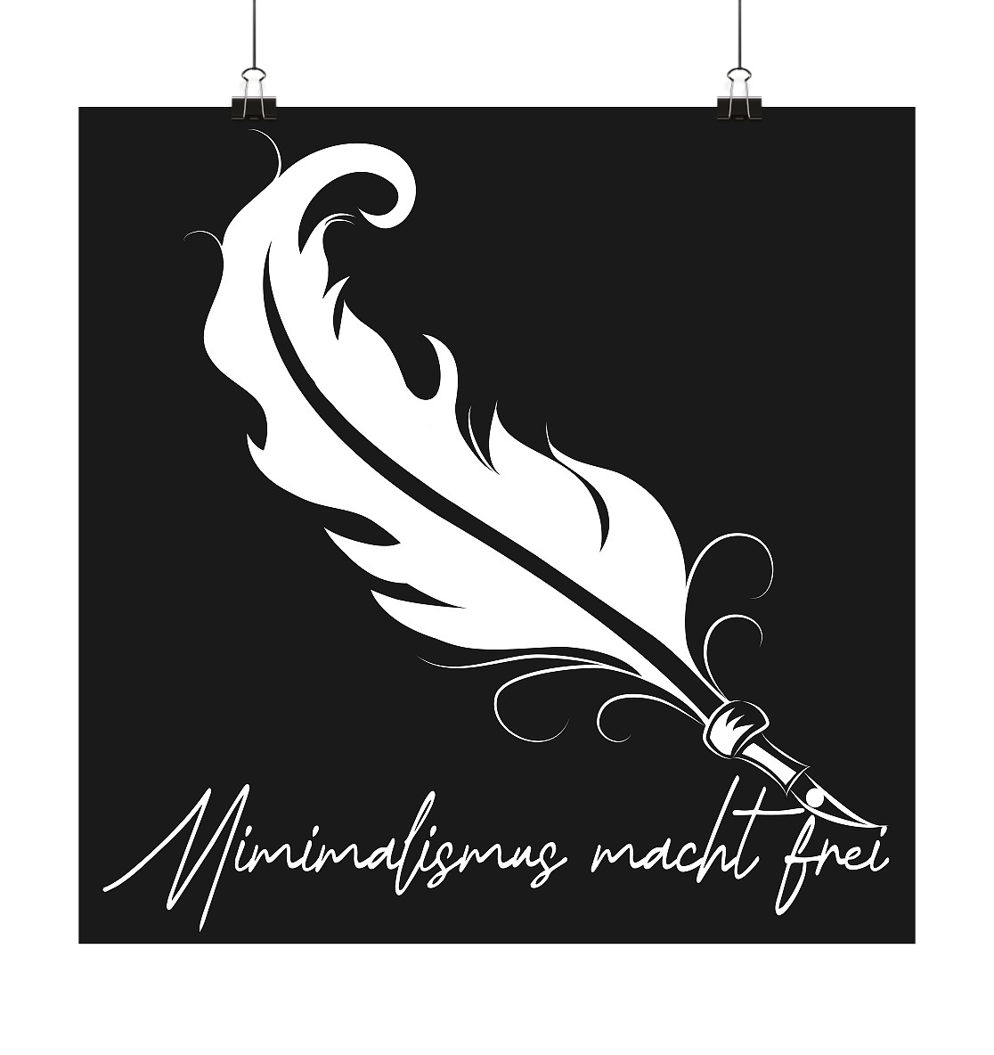 Minimalismus - Poster 60x60