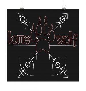 lone wolf - Poster 60x60
